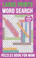 Large Print Word Search Puzzle Book for Mom