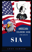 Sia Americana Coloring Book for Adults