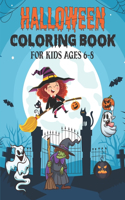 Halloween Coloring Book for Kids Ages 6-8