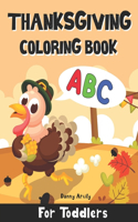 Thanksgiving Coloring Book ABC for Toddlers