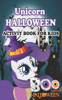 Unicorn Halloween Activity Book For Kids