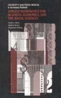 Applied Mathematics for Business, Economics, and the Social Sciences: Student Solutions Manual