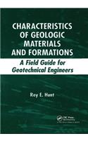 Characteristics of Geologic Materials and Formations