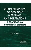 Characteristics of Geologic Materials and Formations