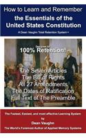 How to Learn and Remember the Essentials of the United States Constitution