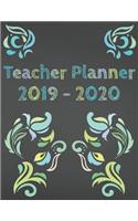 Teacher Planner 2019 - 2020: Cute Teacher Planners And Lesson Planner 2019-2020 Academic Year