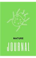 Nature Journal: 150 pages, Half Wide Ruled / Half Blank, hardy durable Matte cover.