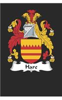 Hare: Hare Coat of Arms and Family Crest Notebook Journal (6 x 9 - 100 pages)