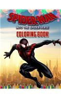 Spider-Man Into The Spider-Verse Coloring Book