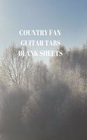 Country Fan Guitar Tabs Blank Sheets