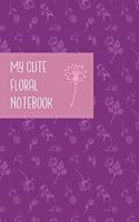 My Cute Floral Notebook