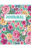 Journal: Aqua Floral Edition