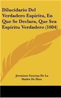 Dilucidario Del Verdadero Espiritu, En Que Se Declara, Que Sea Espiritu Verdadero (1604)