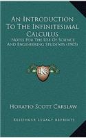 An Introduction to the Infinitesimal Calculus