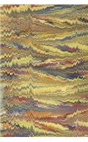 Old World Journal Abstract Design Marbleized