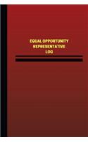 Equal Opportunity Representative Log (Logbook, Journal - 124 pages, 6 x 9 inches