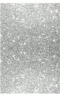 Silver Glitter Journal