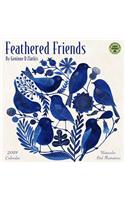 Feathered Friends 2019 Wall Calendar: Watercolor Bird Illustrations