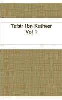 Tafsir Ibn Katheer - Vol 1
