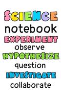 Science Notebook.