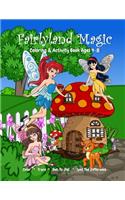 Fairyland Magic Coloring & Activity Book Ages 4-8, Color, Trace, Dot-to-Dot, Spot The Difference