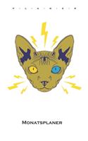 Sphynx-Katze Monatsplaner
