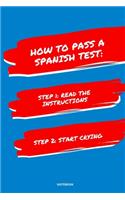 Notebook How to Pass a Spanish Test