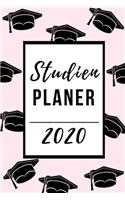 Studien Planer 2020: A5 Studienplaner 2020 - Terminplaner - Studium Planer - Universität Zubehör - Semesterplaner - Jahresplaner - Geschenkidee für Studenten - Studenten