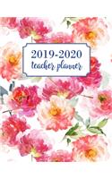 Teacher Planner 2019-2020: Lesson Planner for Academic Year July 2019 - June 2020, 7 Subject Weekly Lesson Planner + Monthly Calendar View, Comes with Goals Section + Notes, C