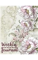 Weekly Journal: 8.5 x 11 Daily Planner Organizer Notebook For All Your Home, School And Business Schedule Needs