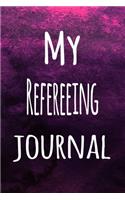 My Refereeing Journal