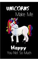 Unicorns Make Me Happy You not so much
