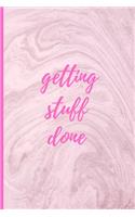 Getting stuff done