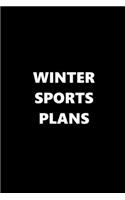 2020 Daily Planner Sports Theme Winter Sports Plans Black White 388 Pages: 2020 Planners Calendars Organizers Datebooks Appointment Books Agendas