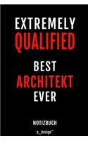 Notizbuch für Architekten / Architekt / Architektin: Originelle Geschenk-Idee [120 Seiten gepunktet Punkte-Raster blanko Papier]