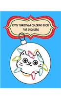 Kitty Christmas Coloring Book for Toddlers