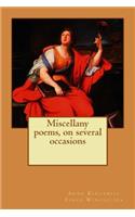 Miscellany poems, on several occasions
