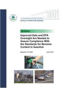 Improved Data and EPA Oversight Are Needed to Assure Compliance with the Standards for Benzene Content in Gasoline