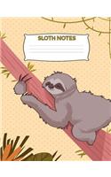 Sloth Notes