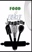 Food and Exercise Journal for Healthy Living - Food Journal for Weight Lose and Health - 90 Day Meal and Activity Tracker - Activity Journal with Daily Food Guide