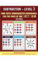 Pre K Math (Kindergarten Subtraction/Taking Away Level 3)