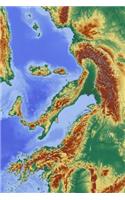 Full Color Physical Map of The Alps in Southern Europe Journal: Take Notes, Write Down Memories in this 150 Page Lined Journal