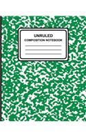 Unruled Composition Notebook