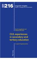 CLIL experiences in secondary and tertiary education