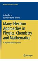 Many-Electron Approaches in Physics, Chemistry and Mathematics