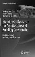 Biomimetic Research for Architecture and Building Construction