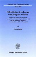 Offentliches Schulwesen Und Religiose Vielfalt