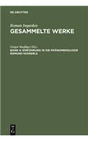 EinfÃ¼hrung in Die PhÃ¤nomenologie Edmund Husserls