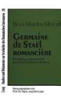 Germaine de Staël Romancière