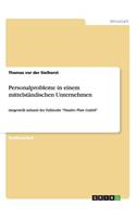 Personalprobleme in einem mittelständischen Unternehmen